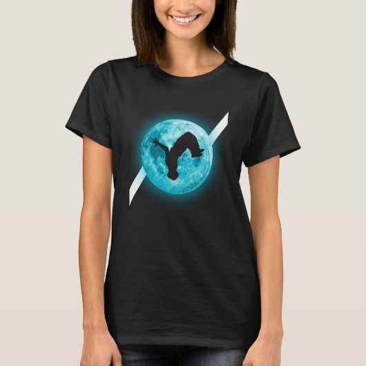Parkour Freerunning Backflip Freestyle Acrobat T-shirt (Voorkant)