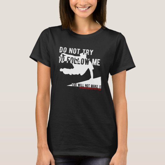 Parkour freerunning backflip freestyle acrobatics t-shirt (Voorkant)
