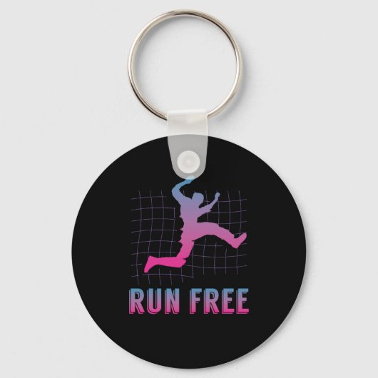 Parkour Freerunning Free Running Sleutelhanger (Voorkant)