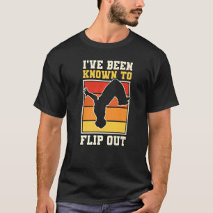 Parkour Freerunning Traceur Athlete Backflip IVe B T-shirt