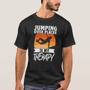 Parkour Freerunning Traceur Athlete Jumping Over P T-shirt