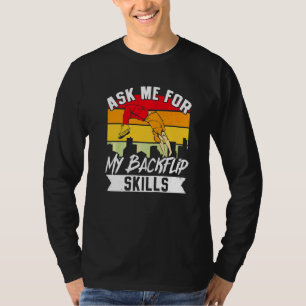 Parkour Freerunning Traceur Atleet Achterwaartse S T-shirt