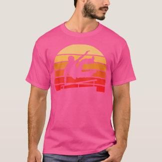Parkour Gift Retro Sunset Style Vintage Parkour T-shirt