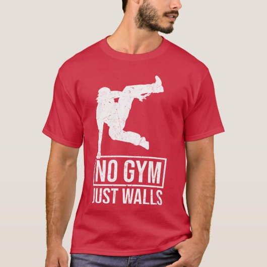 Parkour gifts Parkour sports parkur gifts friend T-shirt (Voorkant)