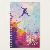 Parkour Gratis Running Moderne Sport Planner (Voorkant)