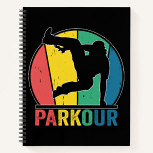 Parkour Gratis Running Training Traceur Retro Notitieboek