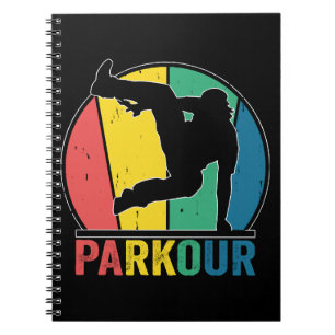 Parkour Gratis Running Training Traceur Retro Notitieboek
