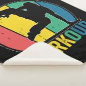 Parkour Gratis Running Training Traceur Retro Sherpa Deken (3/4)