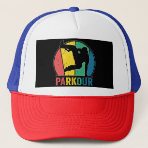 Parkour Gratis Running Training Traceur Retro Trucker Pet