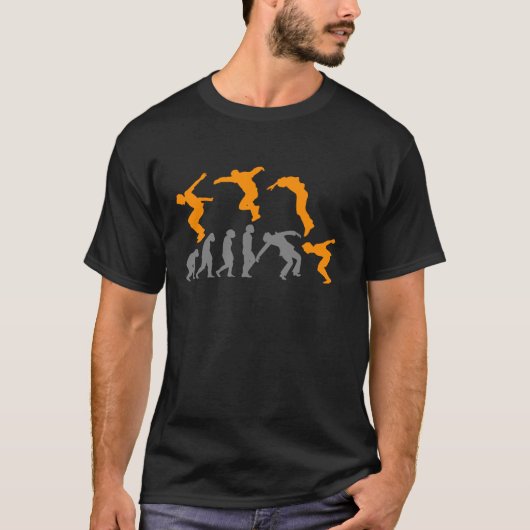 Parkour gym Evolution hardlopen Renner hindernisba T-shirt (Voorkant)