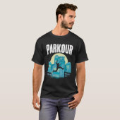 Parkour Hardlopen Freestyle Parkour Freerunner Fre T-shirt (Voorkant volledig)