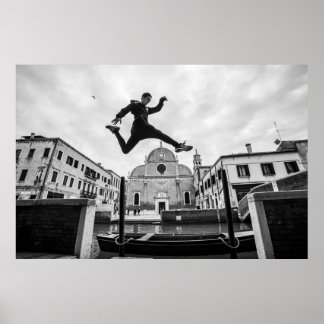Parkour in Venice Poster