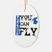 Parkour - Je kunt vliegen Keramisch Ornament (Links)