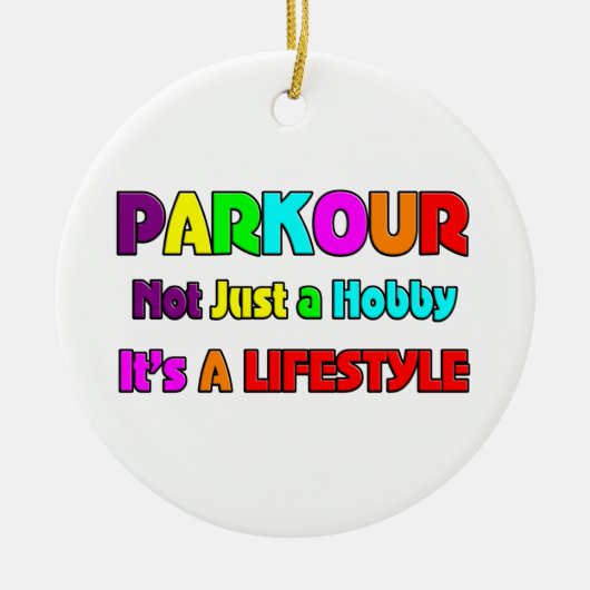 PARKOUR KERAMISCH ORNAMENT (Voorkant)