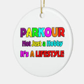 PARKOUR KERAMISCH ORNAMENT (Links)