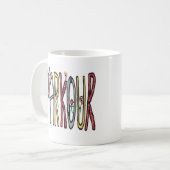 Parkour Koffiemok (Voorkant links)