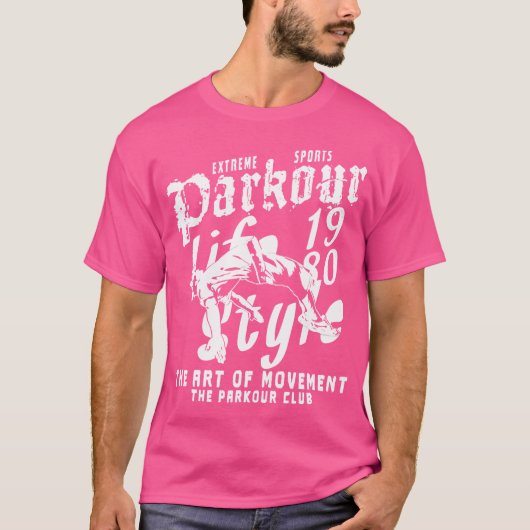 Parkour Levensstijl T-shirt (Voorkant)