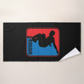 parkour Logo Badhanddoek (Badhanddoek)