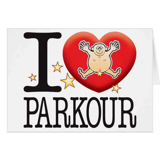 Parkour Love Man (Voorkant Horizontaal)