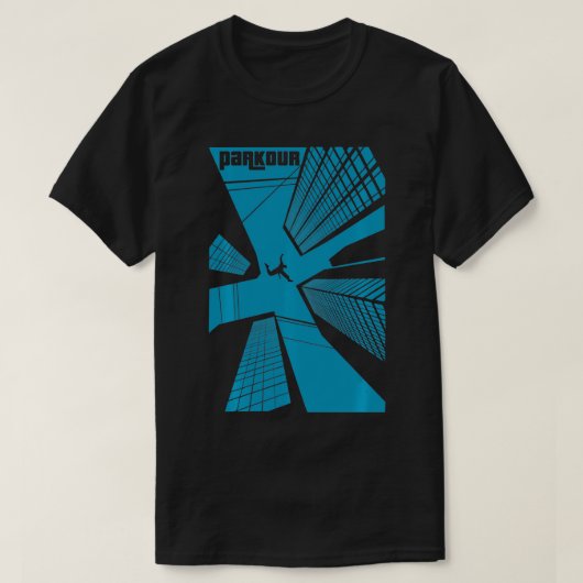 Parkour Lovers Gratis Running Hobby T-shirt (Design voorkant)