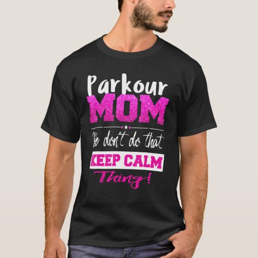 Parkour Mam Moederdag T-shirt (Voorkant)