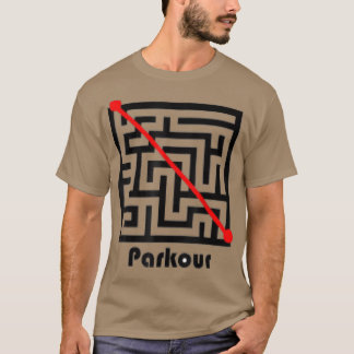 Parkour Maze FunnyFrerunning Frerunner T-shirt