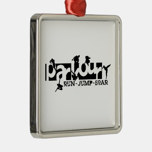 Parkour Metalen Ornament (Rechts)