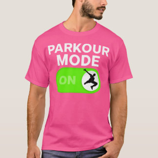Parkour Mode On Freerunning Silhouette Boys T-shirt