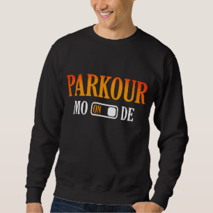 Parkour Moder over moderne typografie Trui