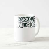 Parkour Modus Aan Vrijloop Parkour Koffiemok (Voorkant rechts)