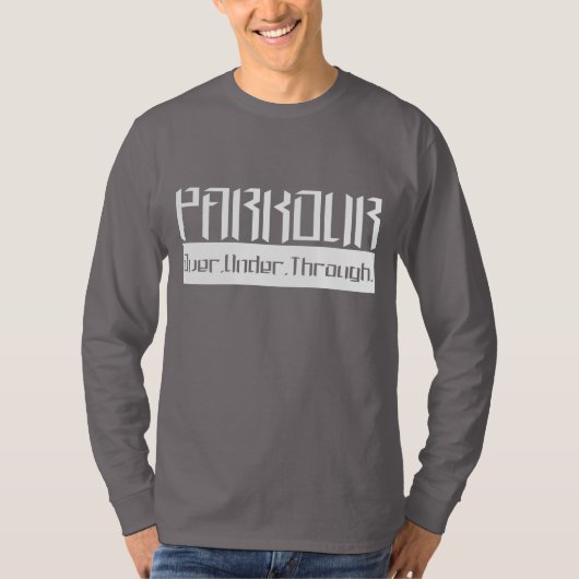 Parkour O.U.T White T-shirt (Voorkant)