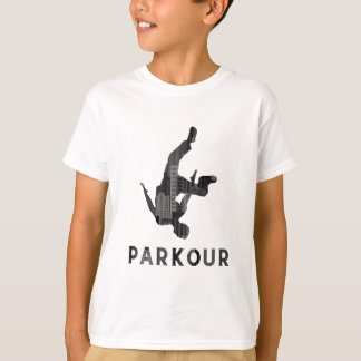 Parkour on rooftops t-shirt