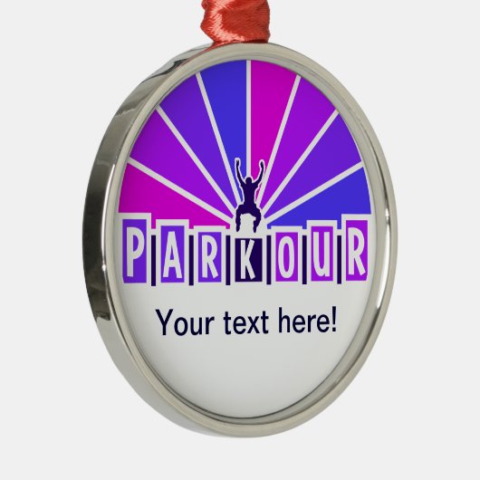 PARKOUR ornament - pas aan (Rechts)