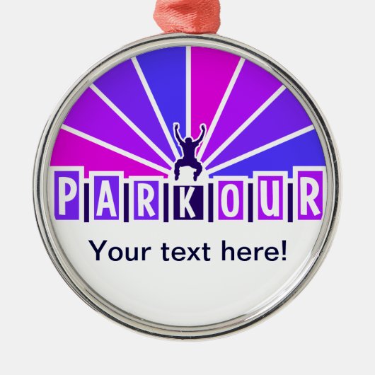 PARKOUR ornament - pas aan (Voorkant)