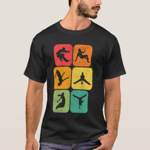 Parkour Parcours Extreme Atleten Parcours Kinderen T-shirt
