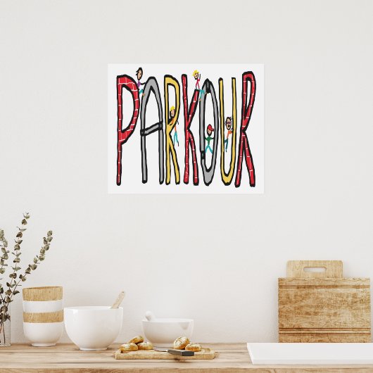 Parkour Poster (Keuken)