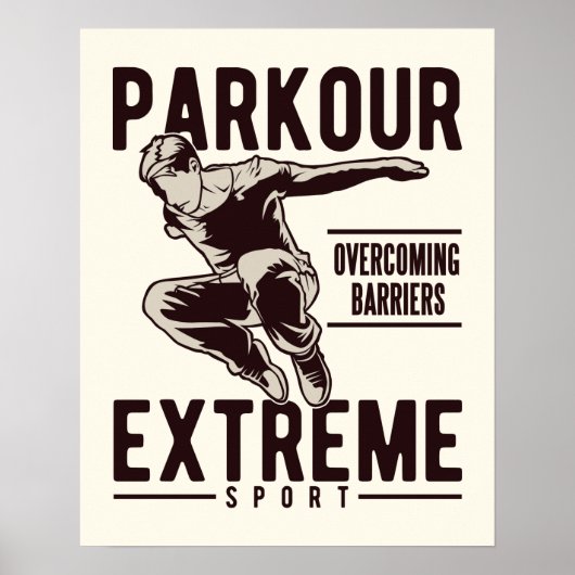 PARKOUR poster (Voorkant)