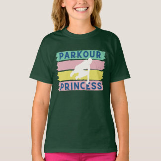 Parkour Princess Green T-shirt