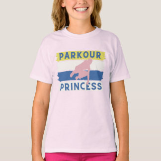Parkour princess yellow t-shirt