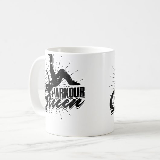 Parkour Queen - Parkour Koffiemok (Voorkant links)