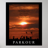 Parkour Quote Poster (Voorkant)