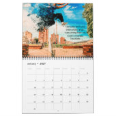 Parkour Quotes Calendar Kalender (Jan 2027)