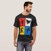 Parkour Retro Freerunning Freerunner Jumping T-shirt (Voorkant volledig)