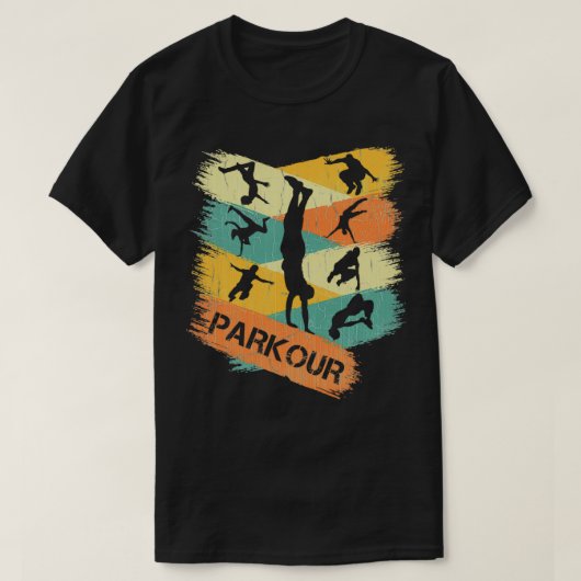 Parkour Retro Freerunning T-shirt (Design voorkant)