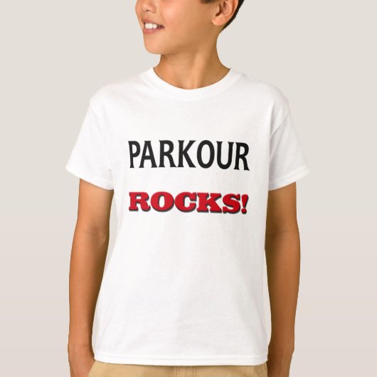 Parkour Rocks T-shirt (Voorkant)