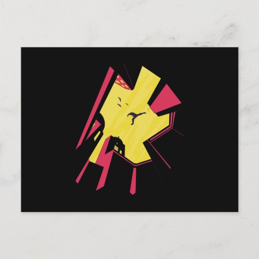 Parkour Runner Briefkaart (Voorkant)