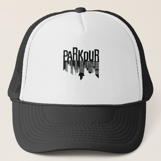 Parkour Skyline Trucker Pet (Voorkant)