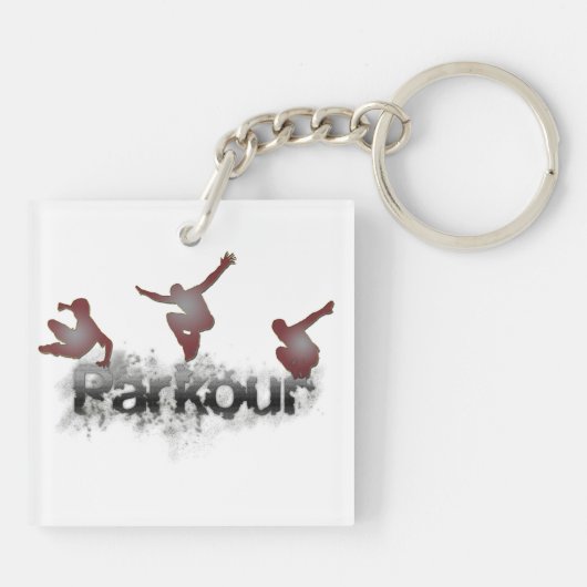 Parkour-sleutelring Sleutelhanger (Achterkant)