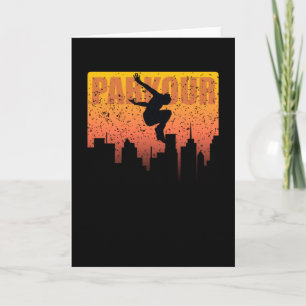 Parkour Street Jumper Skyline Flyer Kaart