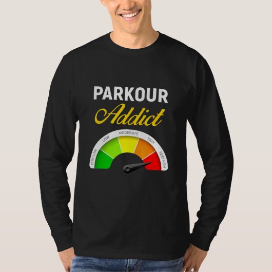 Parkour Traceur Free Running Extreme Sport T-shirt (Voorkant)